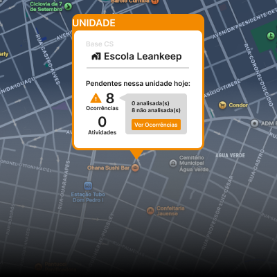 Geolocalização e timeline